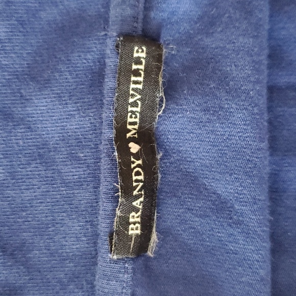 Brandy Melville halter crop, royal blue, OS - Picture 3 of 5